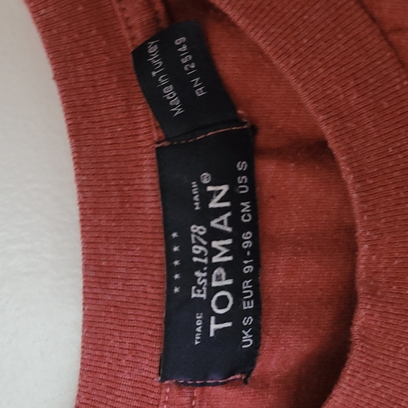 Topman red USA flag design tshirt - Picture 2 of 3